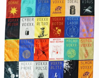 COLOR TABLECLOTH TABLERUNNER organic-cotton, Flyer design Carsten Nicolai