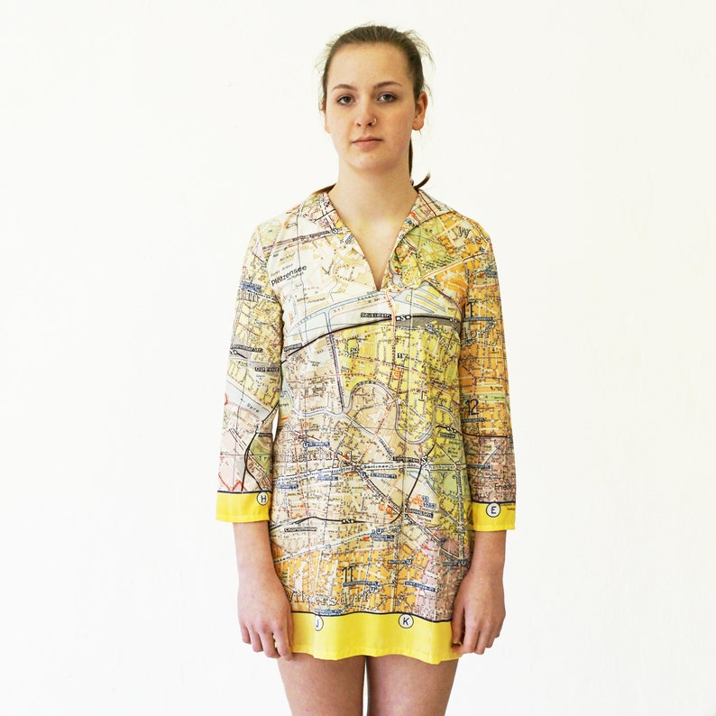 BERLIN Blouse with 3/4 sleeves sailor collar, organic cotton image 4