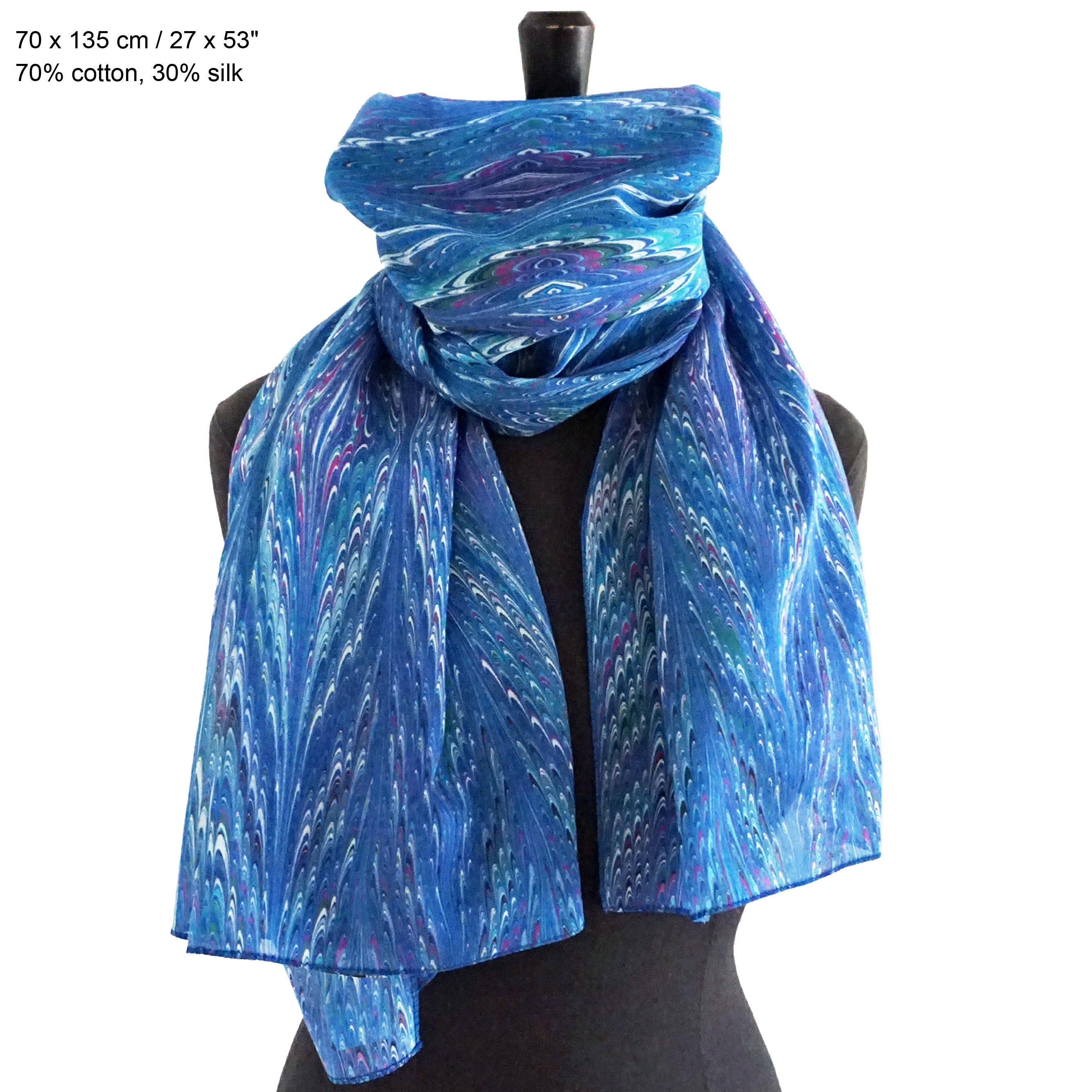 Art Deco Brass Leaves Square Scarf main image 1