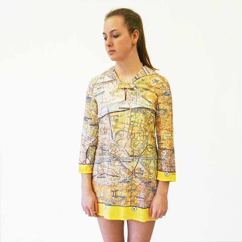 BERLIN Blouse with 3/4 sleeves sailor collar, organic cotton image 3