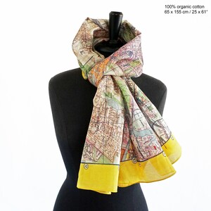 BERLIN SCARVES rganic-cotton silk G.D.R. card 1960s image 6