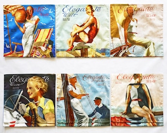 ART-DECO table runner, tea towel, organic cotton, different designs