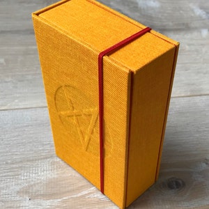 Tarotbox, tarotkast, koffer voor je tarotkaarten tarotcardbox met sluiting. Tarotkaarten opbergdoos opbergdoos image 1