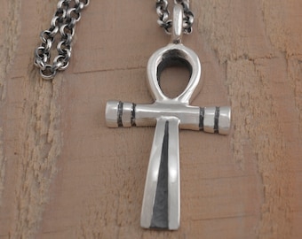 KINGWHYTE Collana Croce Rosa In Argento 925 – Ciondolo Crocifisso Simbolo Di Fede E Amore – Regalo Festa Della Mamma