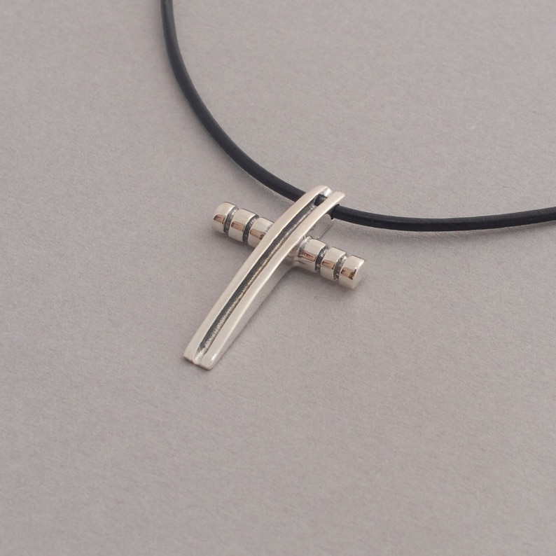 Unique Cross Pendant Necklace for Men and Women in Sterling Etsy