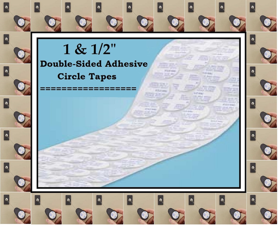 1 1/2 Double Sided Circle Adhesive Tape 38MM Round Double Sided