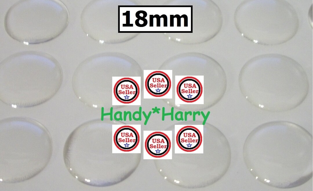 18MM Epoxy Domes Adhesive Circles 18MM Round Epoxy Stickers Domes Epoxy