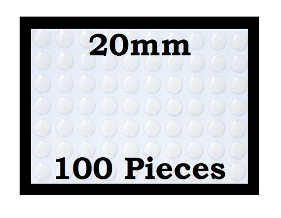 20mm Crystal Clear Epoxy Stickers 20MM Epoxy Seals Adhesive Circle