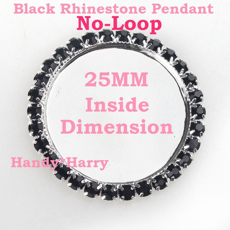 AB OR Black Rhinestone black Ab Rhinestone Pendant Style No - Etsy