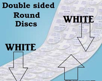 3/4" Double Sided Tape Circles Discs 19mm Adhesive Tape Circles DIY Craft Jewelry Bracelet  Earrings Cufflinks Blank Bezels Flexible Cushion