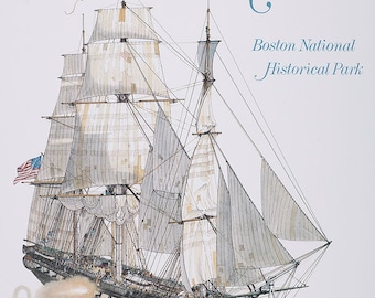 USS Constitution Museum, signed by the artist