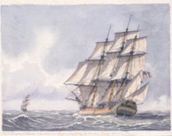 Print of U.S. Frigate Alliance