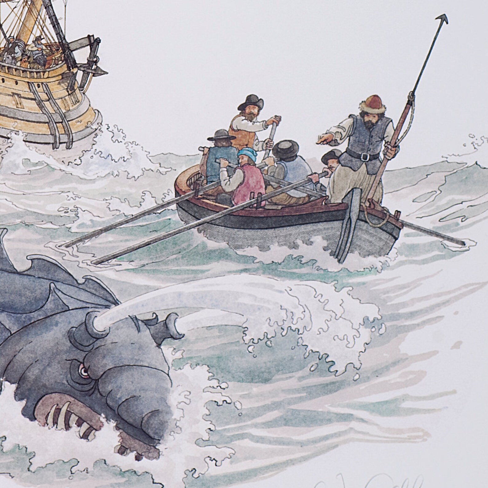 Kendall Whaling Museum Poster. Signed by Artist. - Etsy Canada