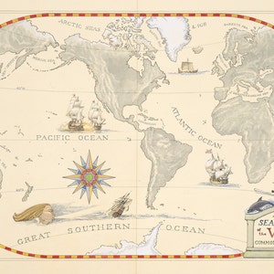 Carta Aquarelle dos Mares e Oceanos do Mundo, Comunidade dos Piratas.