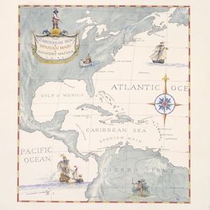 El Mar Caribe y Aguas Principales y Adyacentes de España