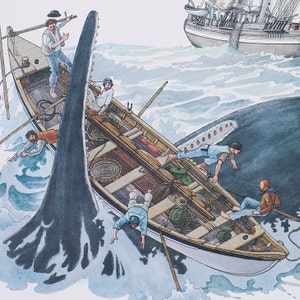 El Museo Ballenero de Nantucket, firmado por el artista imagen 2