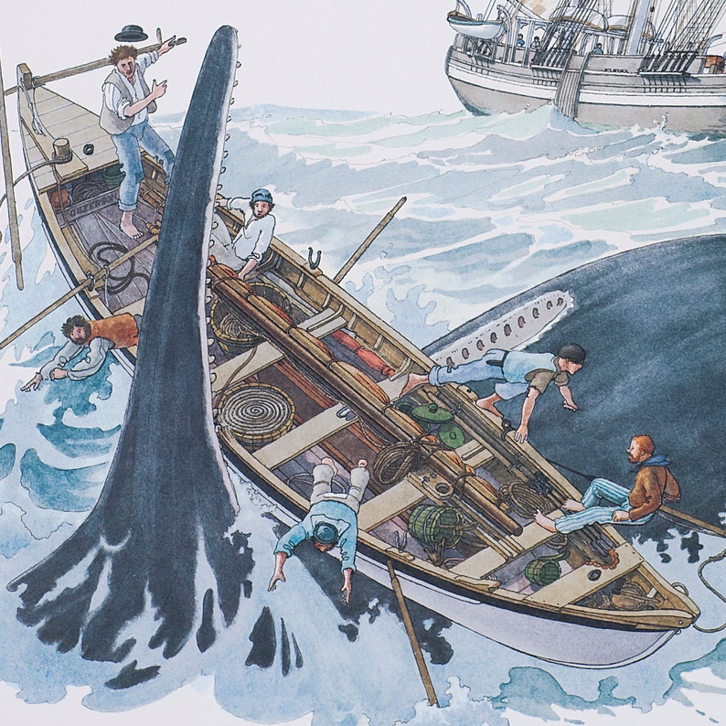 El Museo Ballenero de Nantucket, firmado por el artista imagen 2