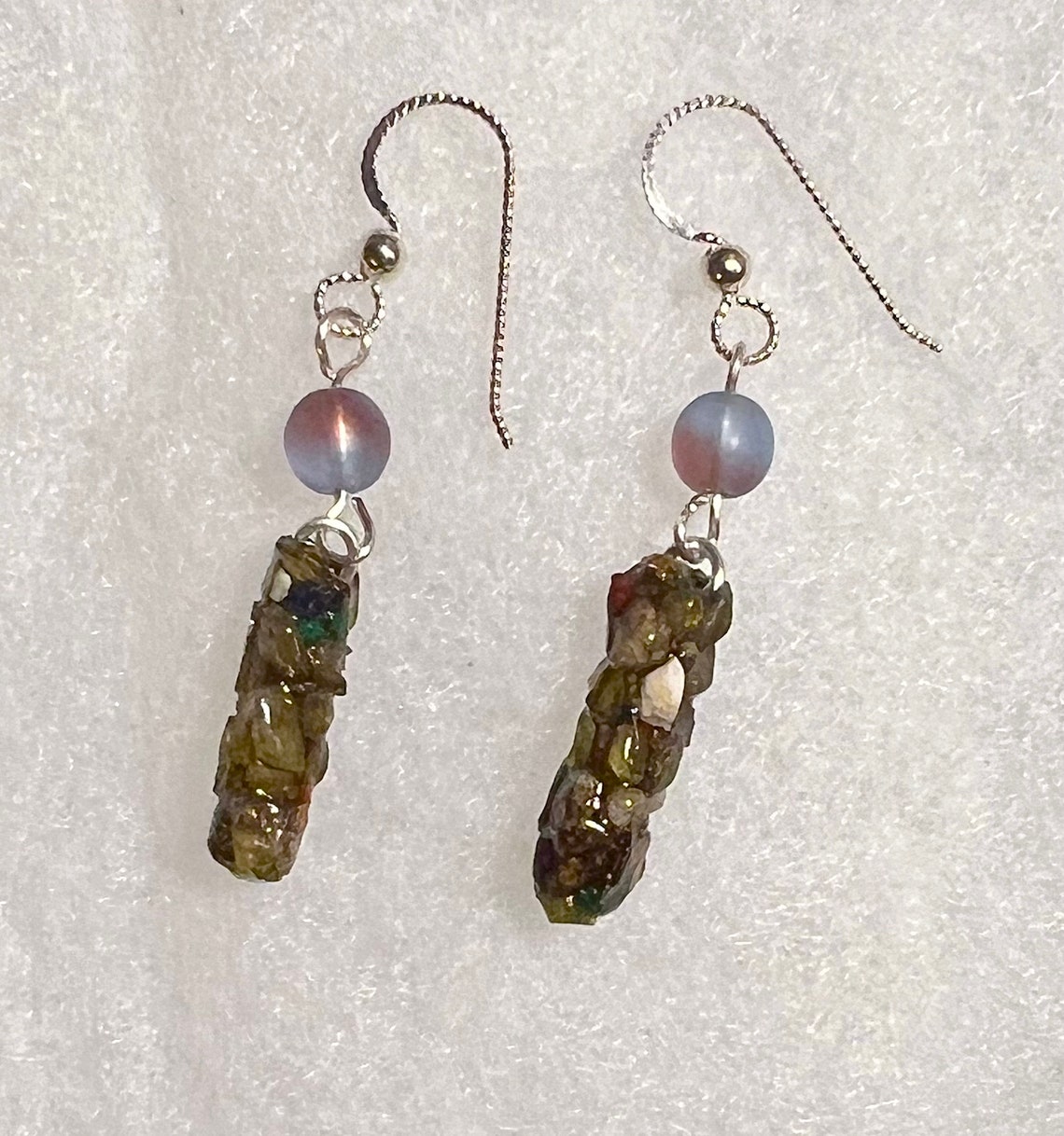 Mixed Gemstone Caddisfly Case Earrings Etsy