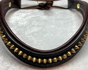 CUSTOM ORDER Curved Spiked Browband