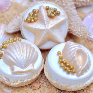 Chocolate Covered Oreos With GOLD Seashells On A image 5