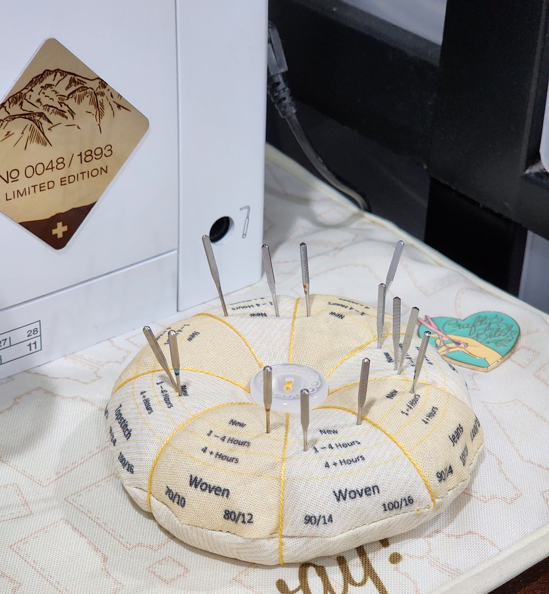 Sewing Machine Needle Organizing Pin Cushion Readytouse Etsy