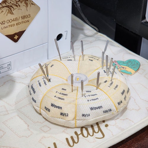 Needle Organizing Pin Cushion With Handle Etsy