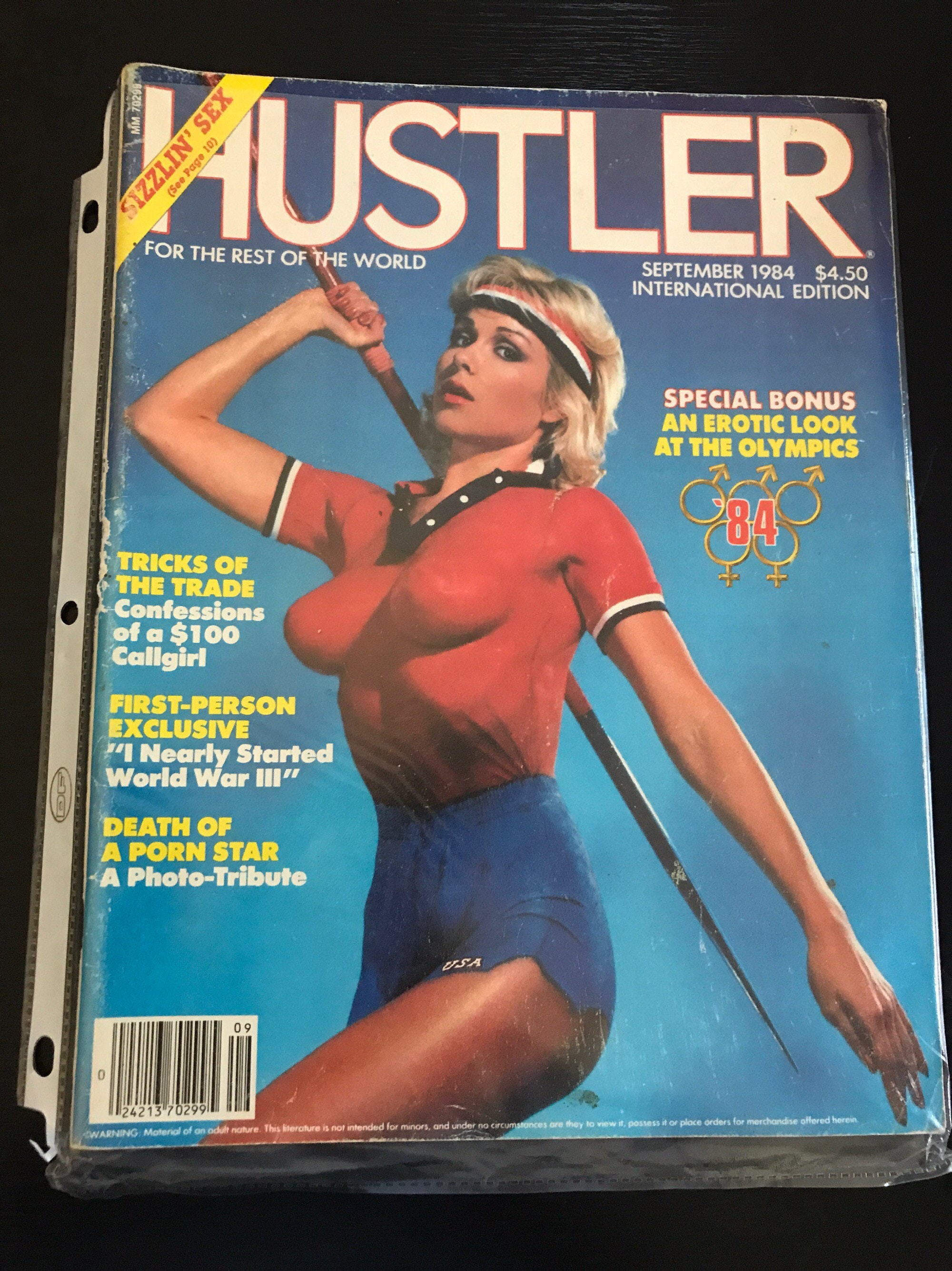 Hustler Magazine Vintage September 1984 - Etsy