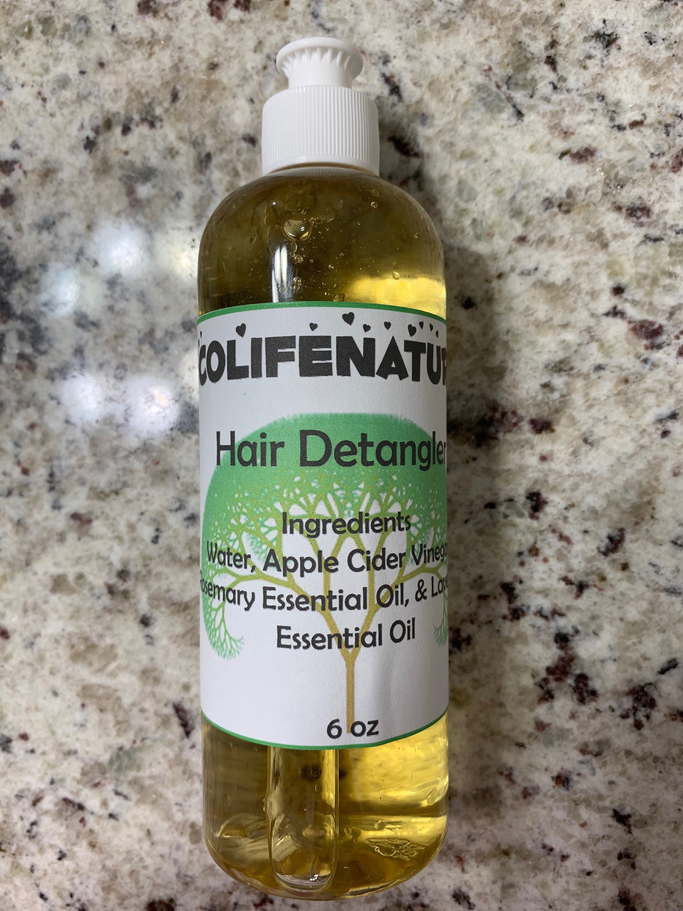 6 Oz Natural Hair Detangler Etsy