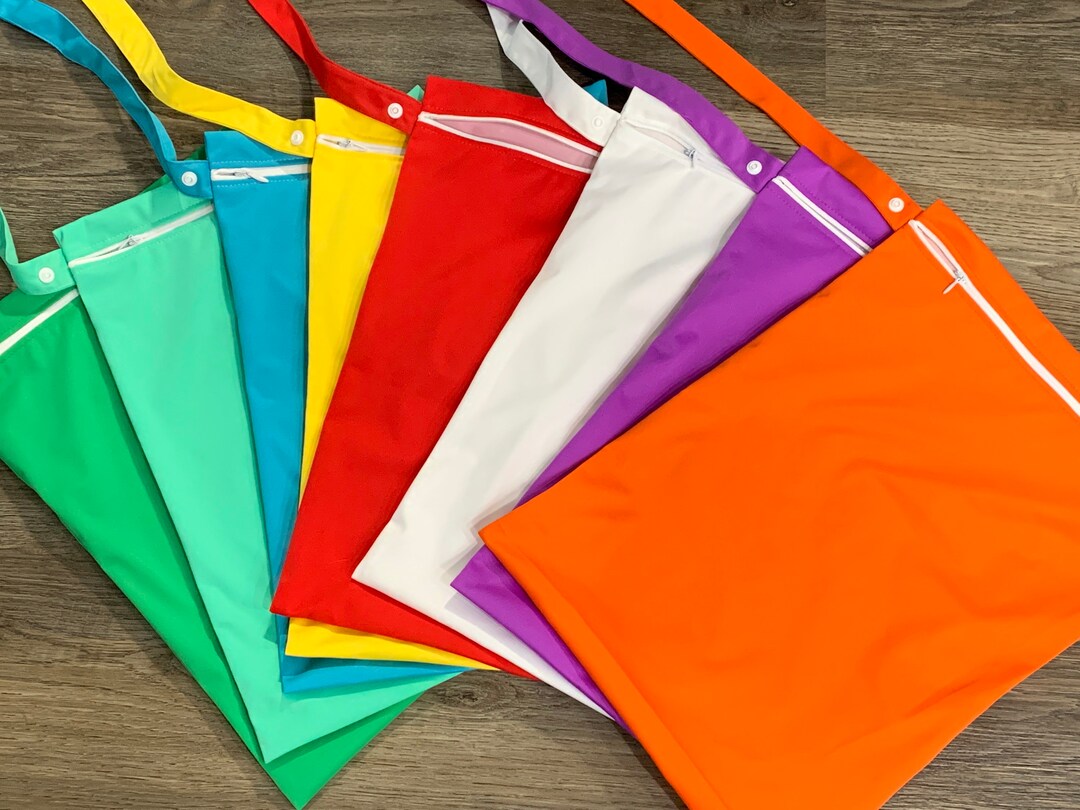 Wet Bags 11x16 Solid Color Wet Bags handmade Etsy