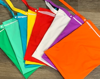 Wet Bags 11x16" Solid Color Wet Bags |handmade |eco-friendly |go green |natural products |eco-conscious |conservative |zero-waste