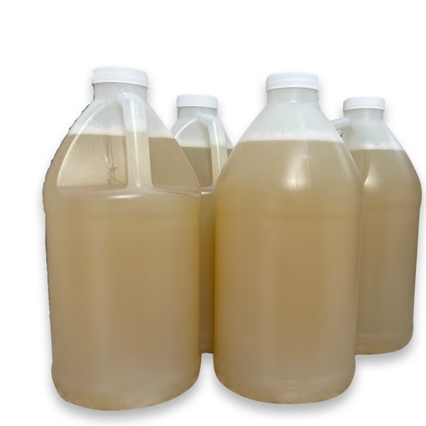 IMPROVED FORMULA 1 Gallon 3 Ingredient Liquid Castile soap all natural 128 oz unscented vegan plant based 1 gallon castile soap liquid