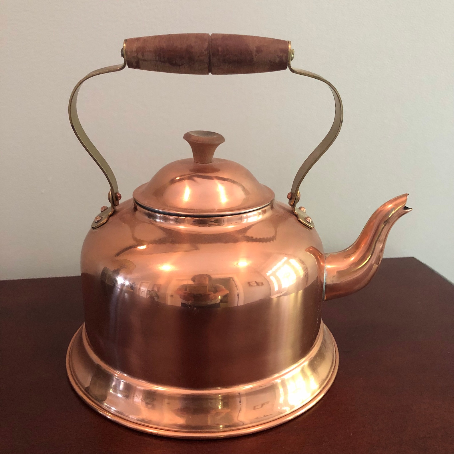 Copper Teapot Vintage Made in Portugal Etsy