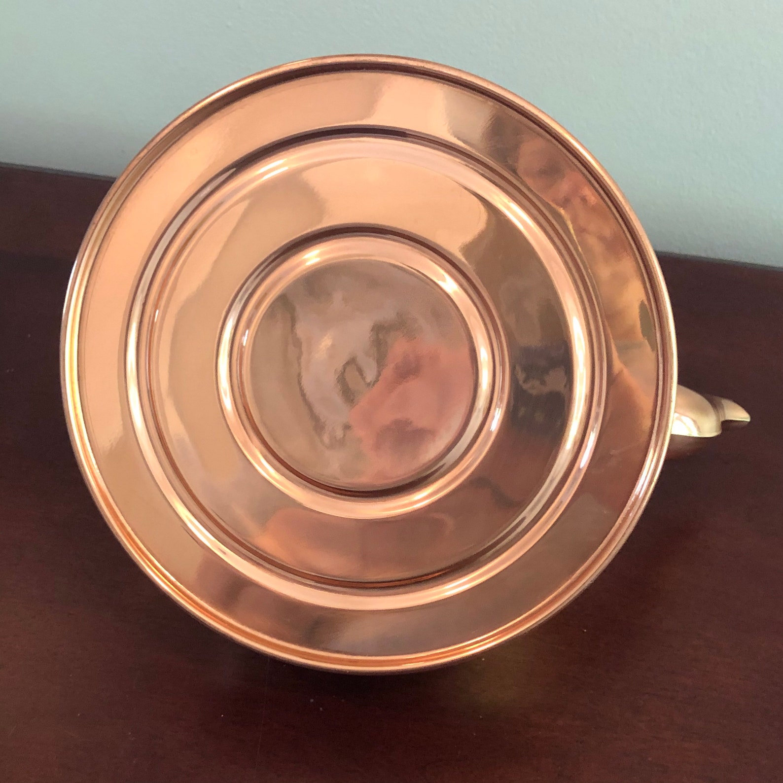 Copper Teapot Vintage Made in Portugal Etsy