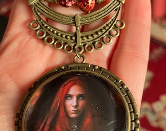 Mary Magdalene pendant, Magdalene necklace, the lost Bride, Easter Morning, beads, gift for her, FREE SHIPPING