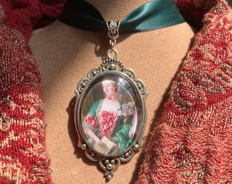 Versailles jewelry, 18th century, costume jewelry, choker, Madame de Pompadour