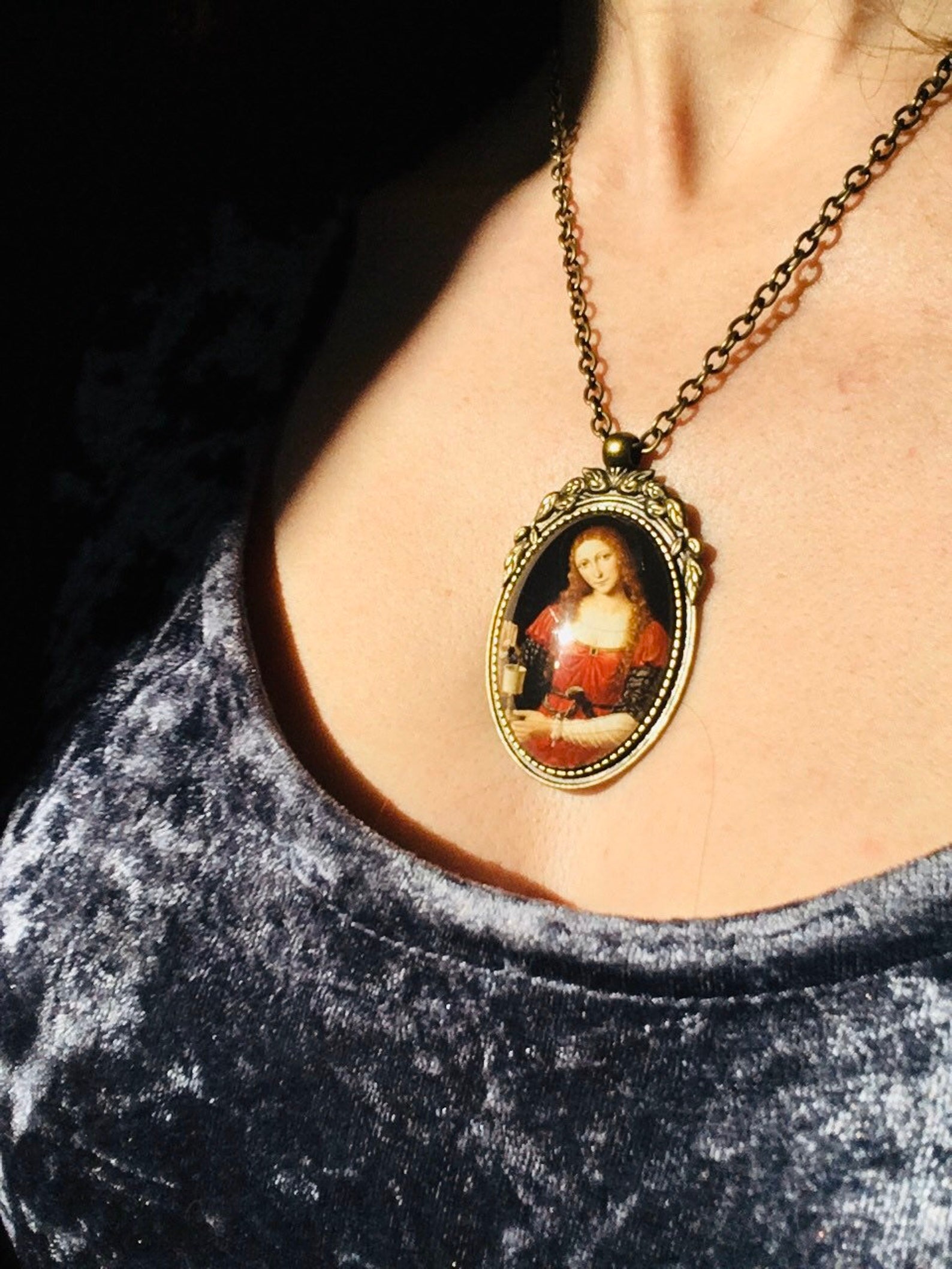 Mary Magdalene Pendant FREE SHIPPING Etsy