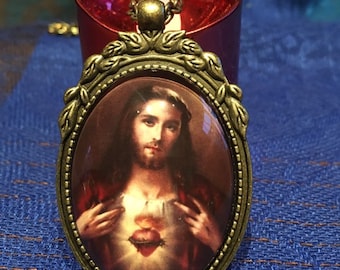 Jezus Christus Heilig Hart hanger - GRATIS VERZENDING