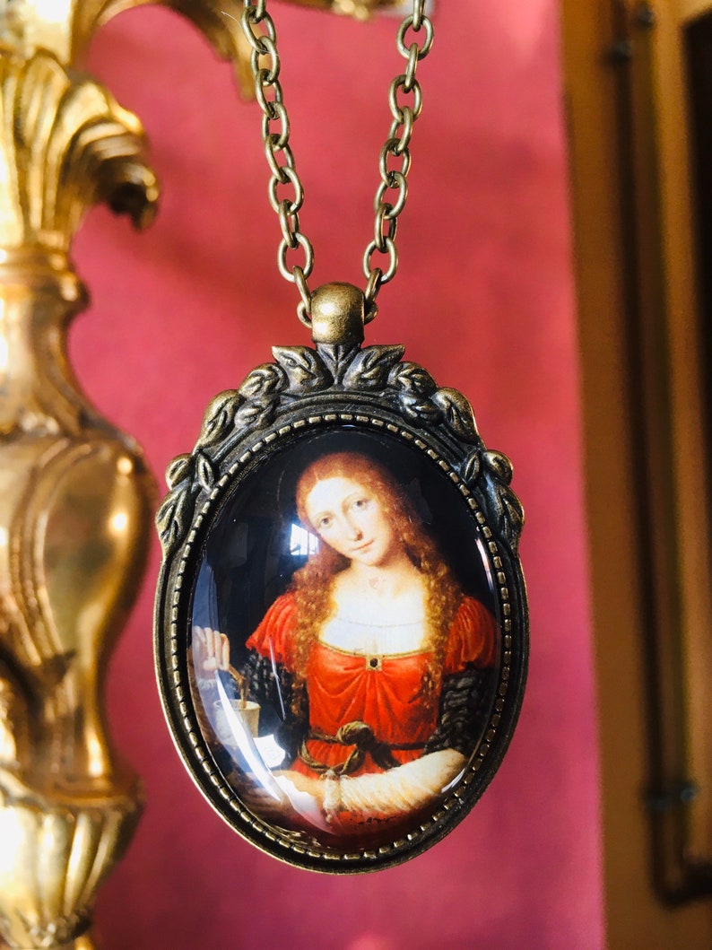 Mary Magdalene Pendant FREE SHIPPING Etsy