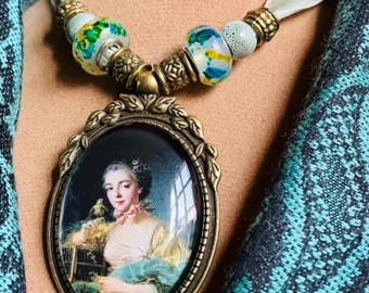 Versailles jewelry, 18th century, costume jewelry, choker