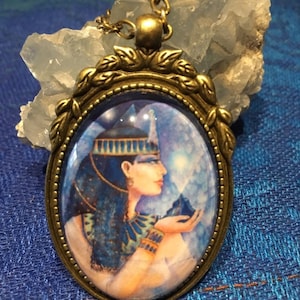 Goddess pendant - Goddess Maat Pamela Matthews, Egyptian Goddess, Gods of Egypt, gift for her, gift for mom, Free Shipping