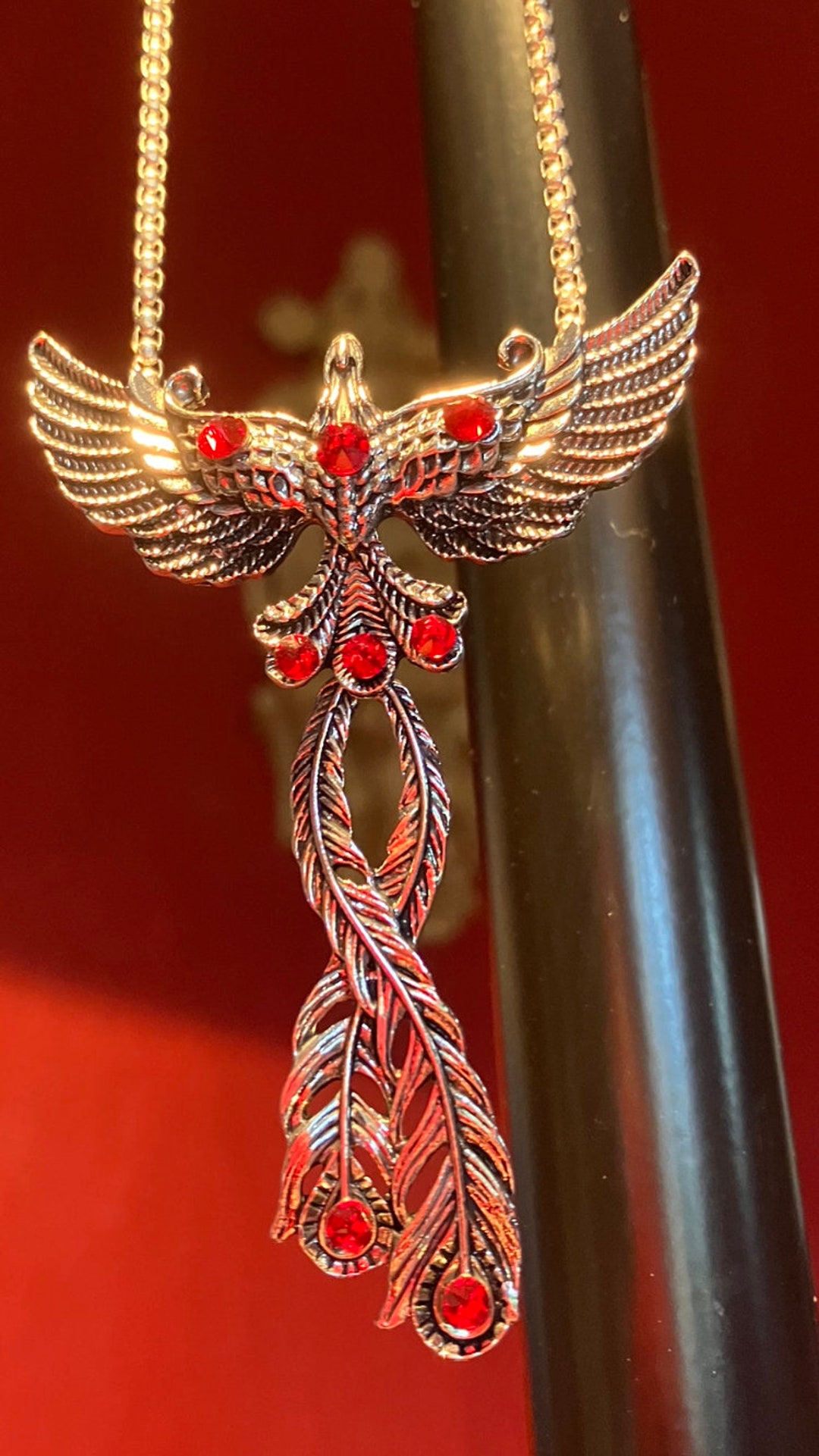 Angel of the Phoenix follows ~ Sterling Silver Jewelry