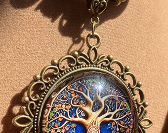 Religious pendant, spiritual jewelry, handmade,