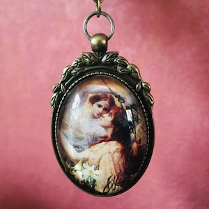 Virgin Mary and Archangel Gabriel, the Virgin, Annunciation, gift for her, gift for mom, FREE SHIPPING