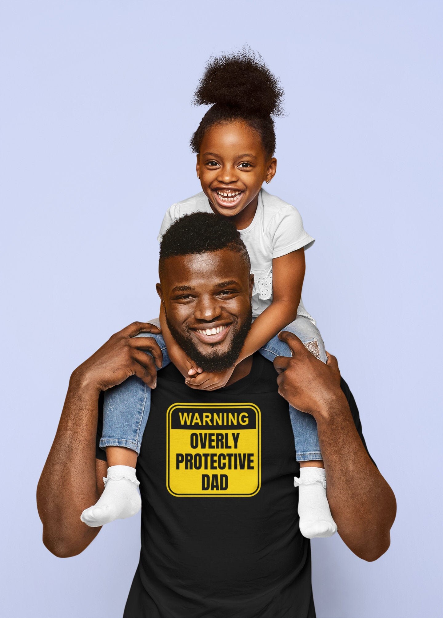WARNING Overly Protective Dad Funny dad joke shirt for a Etsy