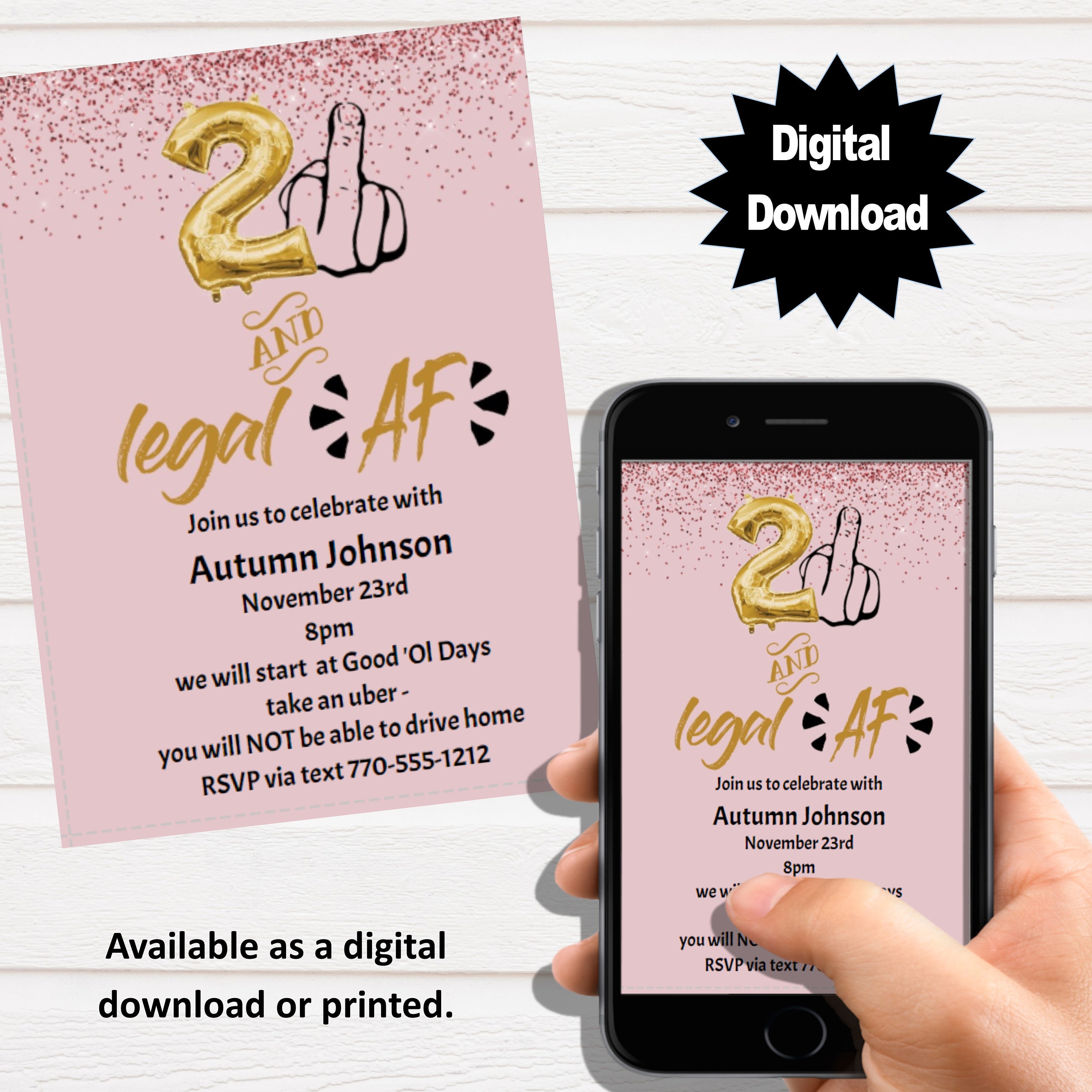 Groundbreaking Party invitation digital download design template svg mockup card