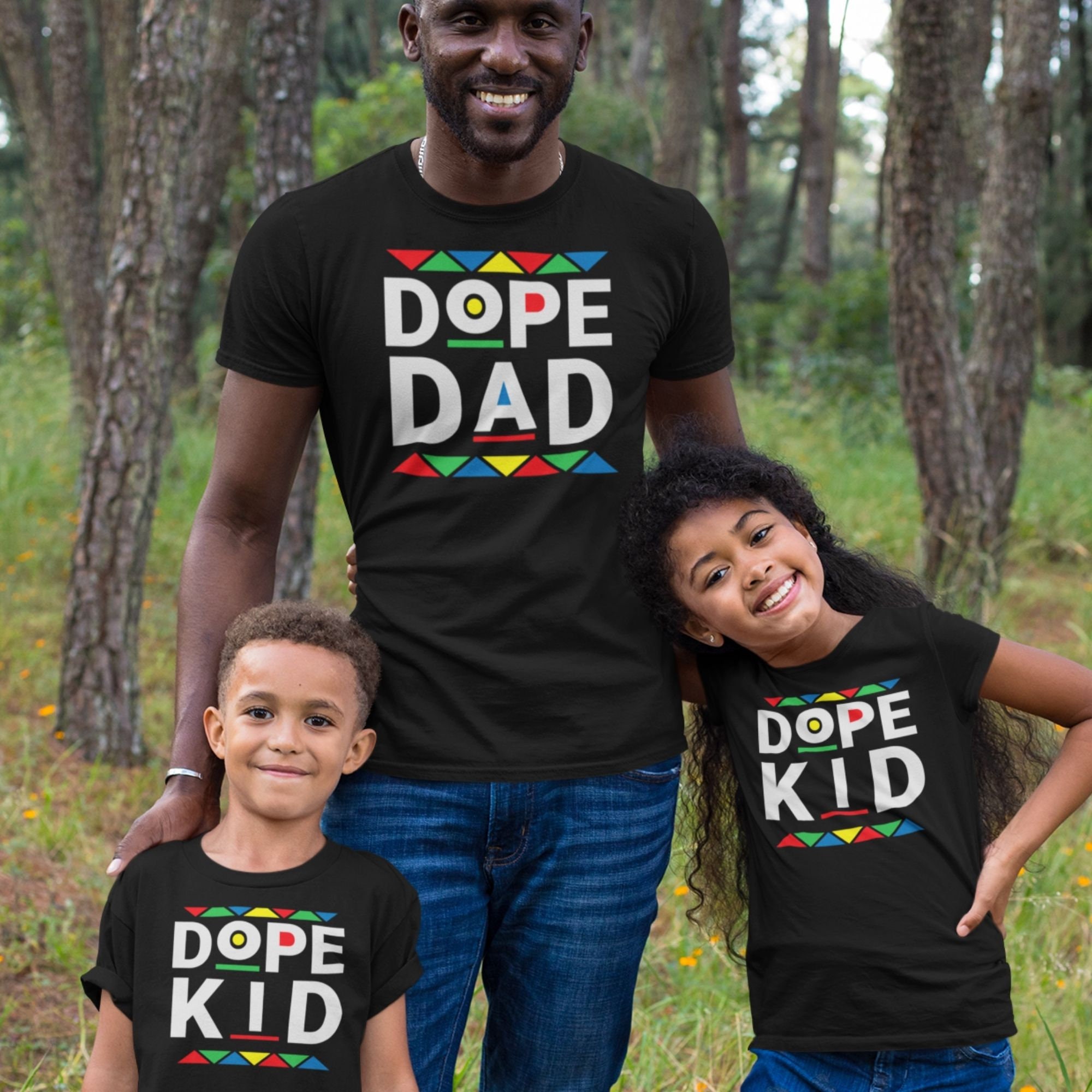 Dope Dad Tshirt Matching Tshirts for 