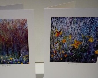 Ground Frost - Art Greetings Cards by Cornish Artist, Lindsey Keates