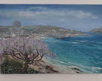 Hidden, The Helford. Cornwall. By Cornish Artist Lindsey Keates Contemporary Realism