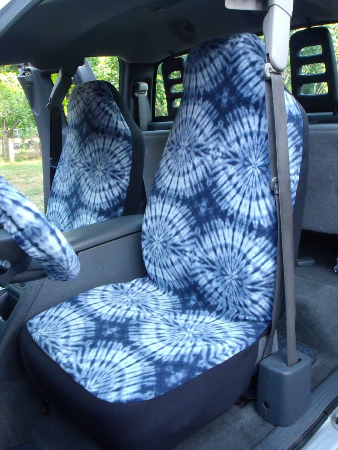 tie dye seat cover set