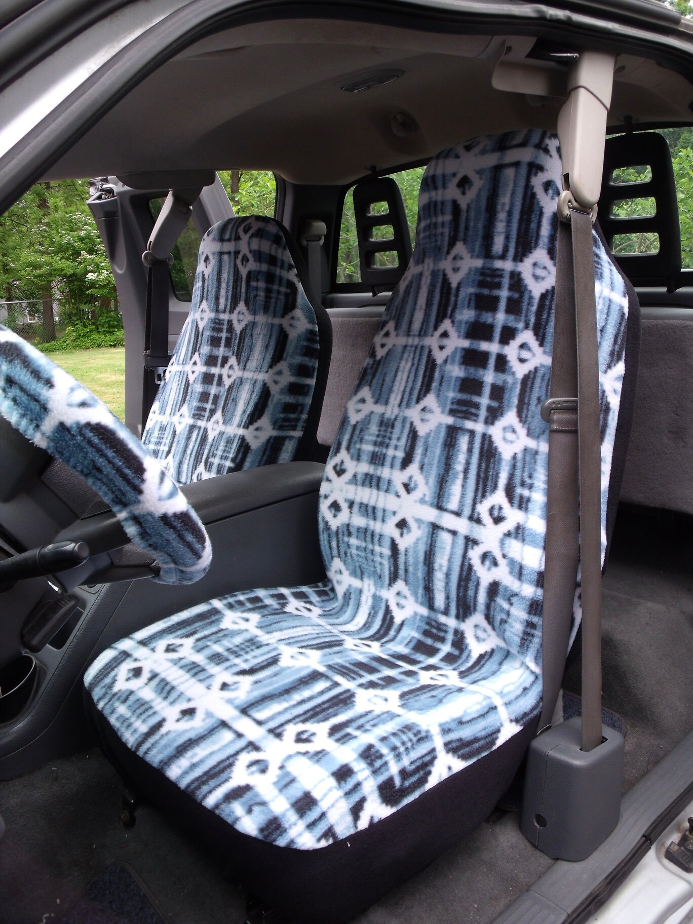 tie dye seat cover set
